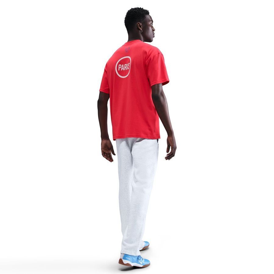 Paris Saint Germain T-Shirt T90 Remix - Global Red - Men's-SoccerKits Hub | Buy Soccer Jerseys Online